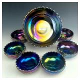 LG Wright Amethyst Storks & Rushes Berry Set