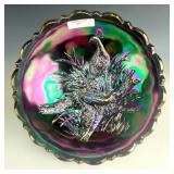 LG Wright Amethyst Peacocks Bowl
