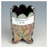 St Clair Inverted Fan & Feather Toothpick Holder