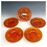 IG Marigold Grape Plate Lot