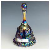 Fenton Red Puffy Rose Bell