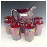 IG Red Wind Mill Water Set