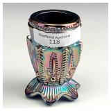 Fenton Blue Cactus Toothpick Holder