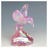 Fenton Pink Hummingbird Figurine