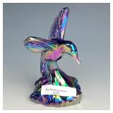 Fenton Purple Hummingbird Figurine