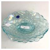 IG Ice Blue Pansy Relish Tray