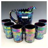 LG Wright Amethyst Stork & Rushes Water Set