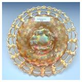 Fenton Marigold Blackberry Open Edge Plate