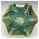 Imperial Teal Scroll Embossed Bowl