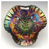 Dugan Amethyst Flowers & Frames Bowl