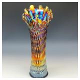 Fenton Amethyst Rustic Funeral Vase