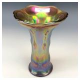 Imperial Lavendar Beaded Bullseye Vase