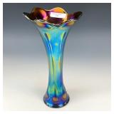 Imperial Electric Purple Beaded Bullseye Vase