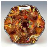 Millersburg Amethyst Strawberry Wreath Compote