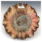 Millersburg Amethyst ZigZag Bowl