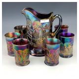 Northwood Purple Singing Birds Water Set