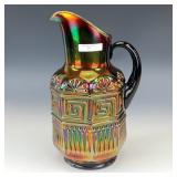 Northwood Purple Greek Key Tankard