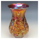 Imperial Dark Amber Poppy Show Vase