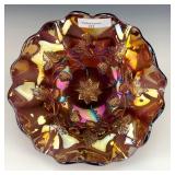Millersburg Amethyst Grape Wreath Bowl