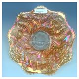 US Glass Marigold Field Thistle Plate