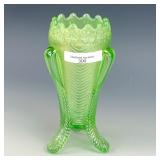 Northwood Ice Green Daisy & Drape Vase