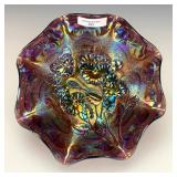 Imperial Purple Pansy Bowl