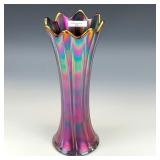 Northwood Blue Thin Rib Vase