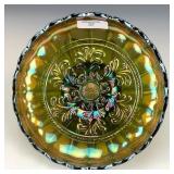 Millersburg Olive Green Mayan Bowl