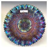 Northwood Purple Hearts & Flowers Bowl