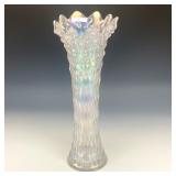 Fenton White Rustic Funeral Vase