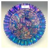 Northwood Electric Blue Grape & Cable Bowl