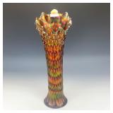Fenton Amethyst Rustic Funeral Vase