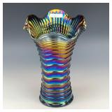 Imperial Purple Ripple Funeral Vase