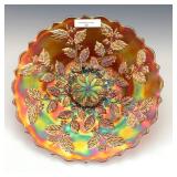 Fenton Amethyst Holly Plate