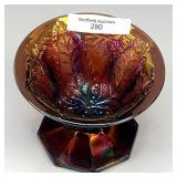 Mburg Amethyst Leaf & Little Flowers Mini Compote