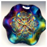 Dugan Black Amethyst Four Flowers Bowl