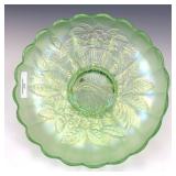 Northwood Ice Green Peacock&Urn Master Berry Bowl