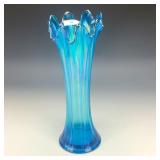 Northwood Sapphire Thin Rib Midsize Vase