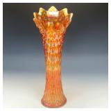 Fenton Marigold Rustic Funeral Vase