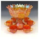 Northwood Marigold Grape & Cable Punch Set