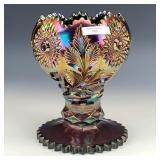 Mburg Amethyst Hobstar & Feather Giant Rosebowl