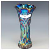 Dugan Electric Purple Circle Scroll Vase