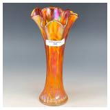 Dugan Dark Marigold Circle Scroll Vase