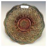 Fenton Blue Persian Medallion Plate