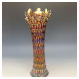 Fenton Amethyst Rustic Funeral Vase