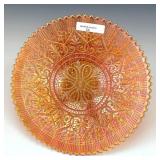 Northwood Marigold Hearts & Flowers Plate