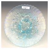 Northwood Ice Blue Poppy Show Plate