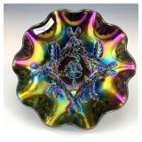 Dugan Electric Purple Apple Blossom Twigs Bowl