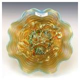 Northwood Aqua Opal Rose Show Bowl