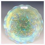 Northwood Ice Green Opal Rose Show Plate